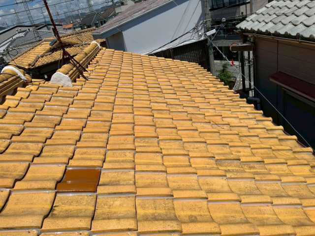 瓦屋根の全体状況